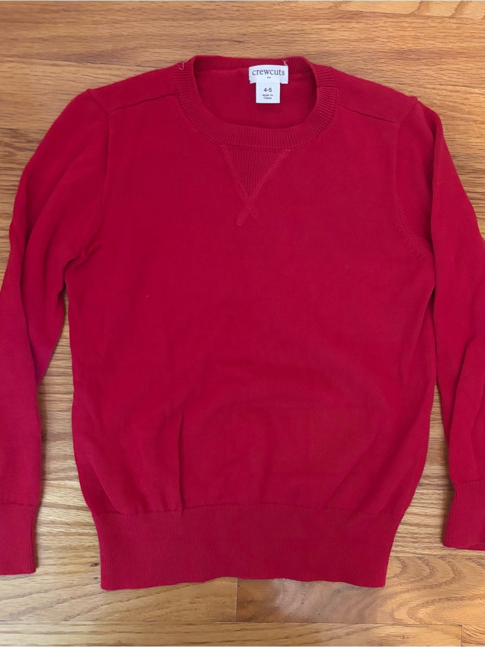 Crewcuts Bright Red Men’s Crewneck Sweater